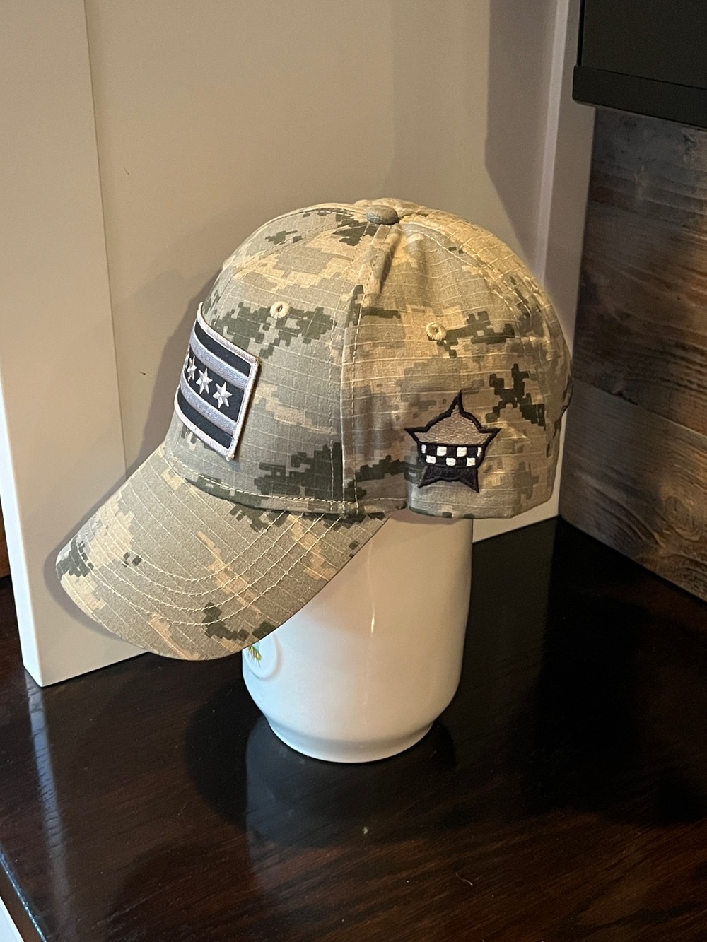 Chicago Flag Digi Camo Adjustable Hat - Picture 5 of 9
